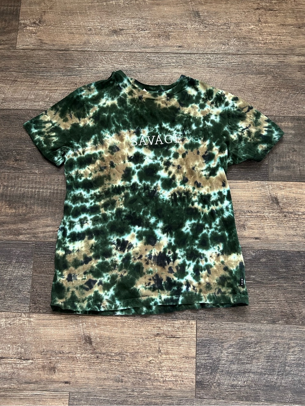 Super Sick WXYZ Savage Green Tie Dye T-Shirt Men’s Size Medium
